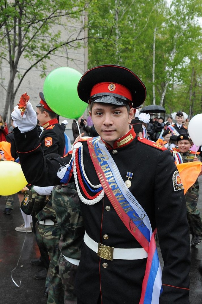 Последний звонок в кадетской школе Последний звонок в кадетской школе