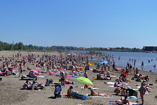 В последнюю неделю лета барнаульцы могут позагорать на городском пляже