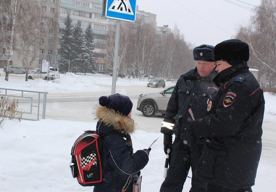 Барнаульская Госавтоинспекция подвела итоги профилактического мероприятия «Пешеходный переход»