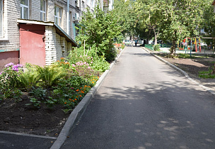 В рамках нацпроекта «Жилье и городская среда» благоустроили 101 двор Октябрьского района города Барнаула