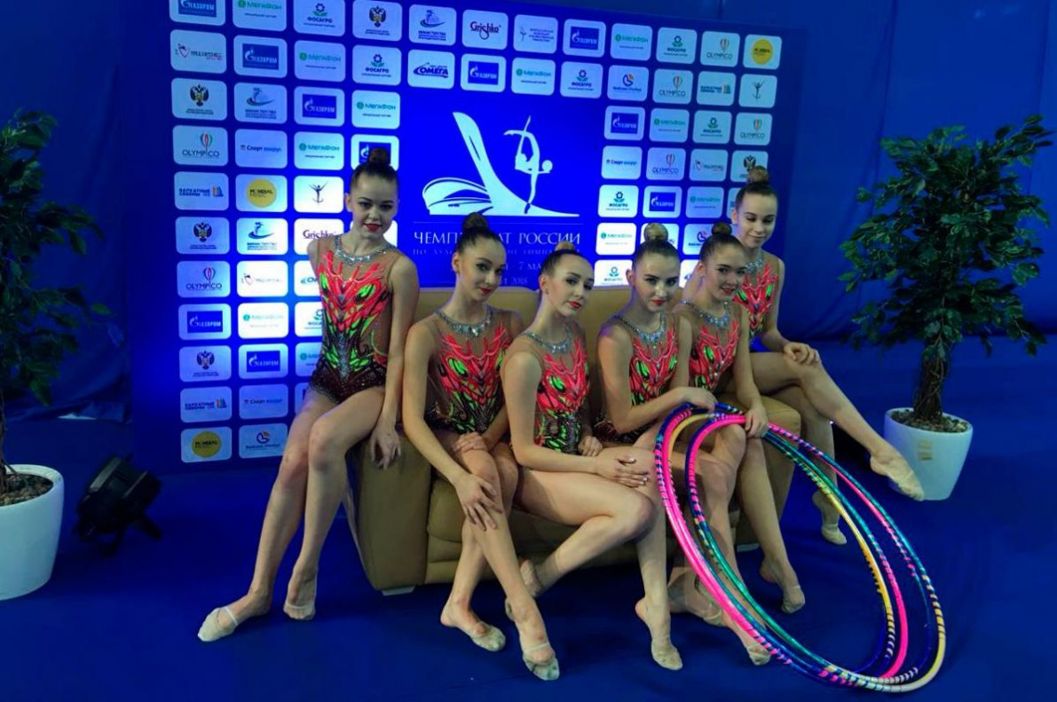 Сборная Алтайского края по художественной гимнастике стала шестой на чемпионате России в групповых упражнениях
