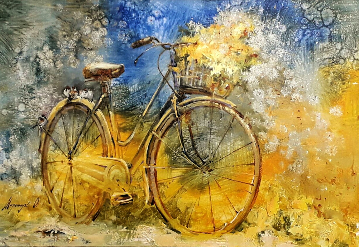Галерея «Турина гора» представляет яркую необычную выставку «Счастье о двух колесах»