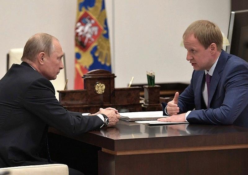Владимир Путин встретился с Виктором Томенко