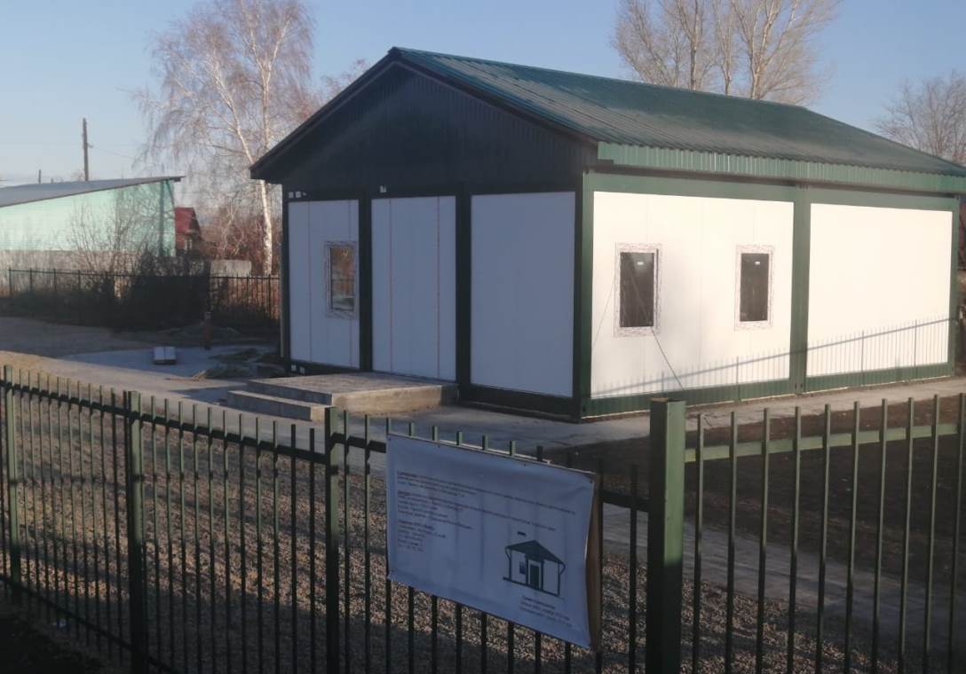В барнаульском поселке Березовка завершают строительство фельдшерско-акушерского пункта