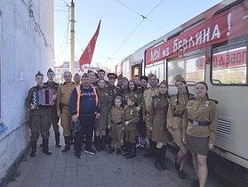 Сегодня, 7 мая, по улицам краевой столицы ходит «Трамвай Победы»