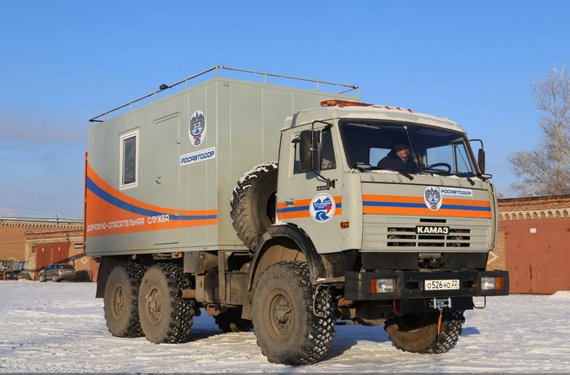 Спецтехника для спасения автомобилистов будет дежурить на федеральной трассе в Алтайском крае