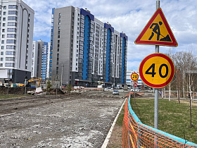 Движение автомобилей на участке улицы 280-летия Барнаула закрыто 