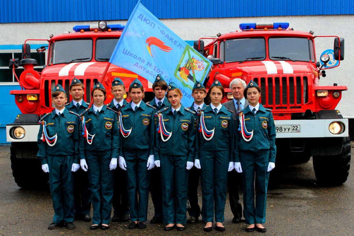 Юные пожарные Барнаула – лучшие в Сибири