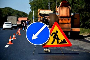 С 14 по 17 сентября будет ограничено движение транспорта на участке дороги в районе Гребного канала