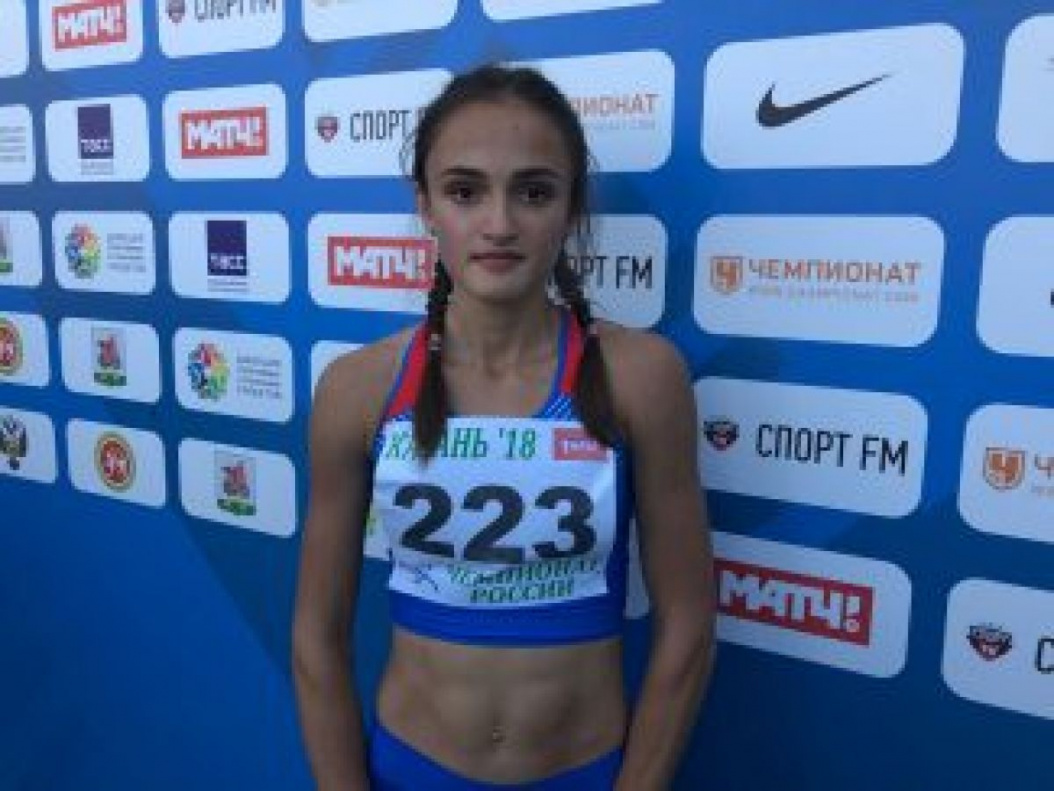 Барнаульская легкоатлетка Полина Миллер выиграла чемпионат России