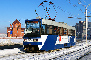 В Барнауле восстановлено движение трамваев по маршрутам 
