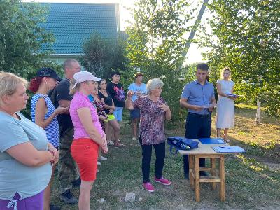 В селе Власиха состоялось итоговое собрание жителей микрорайона Октябрьский