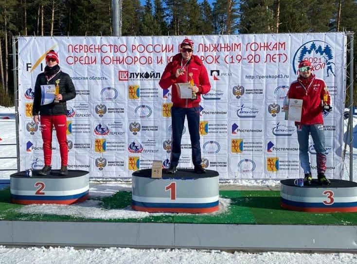 Барнаулец Никита Денисов – трехкратный победитель первенства России по лыжным гонкам 