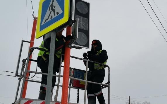 В Барнауле установили новые светофоры на трех перекрестках