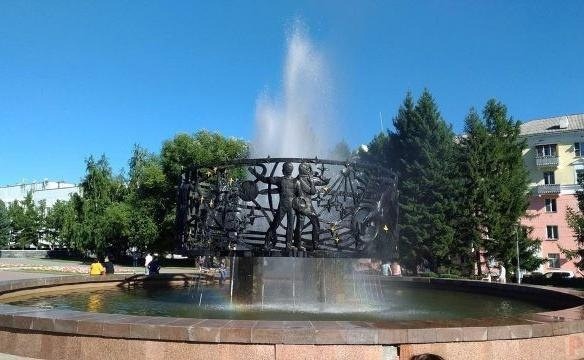 В День Победы в Барнауле заработают городские фонтаны 