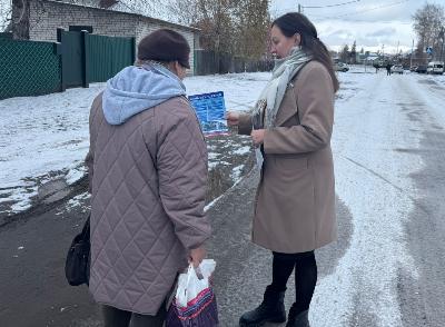 В с.Власиха проведен профилактический рейд по пожарной безопасности в частном секторе