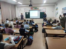 В школах Ленинского района проходят уроки безопасного поведения у водоемов в зимний период