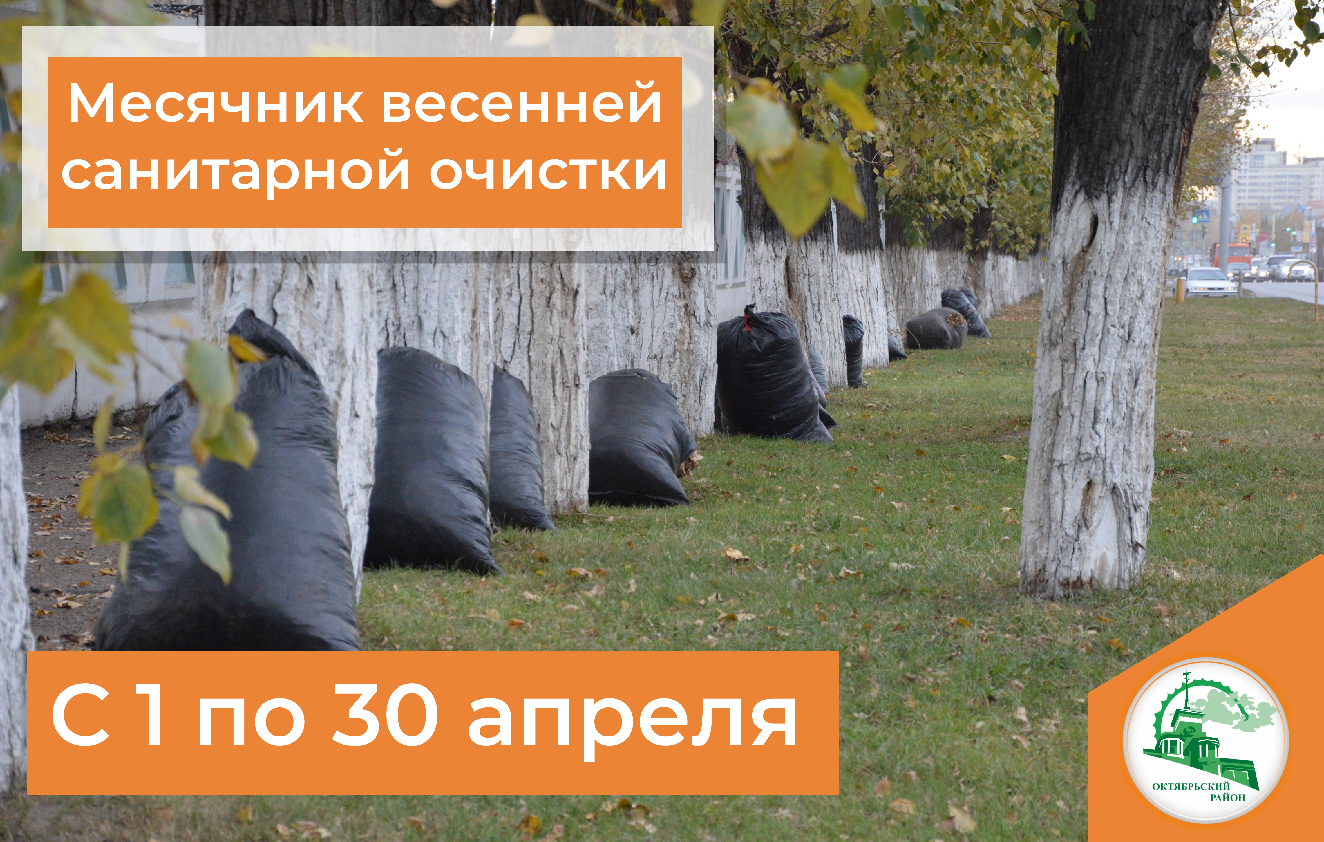 В Октябрьском районе Барнаула стартовал месячник весенней санитарной очистки и благоустройства