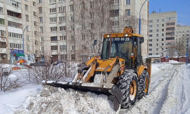 На контроле - уборка снега в Центральном районе Барнаула