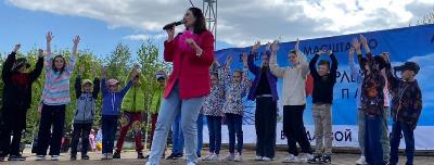 Праздник, посвященный Дню защиты детей, организовали администрация Ленинского района и парк развлечений «Арлекино»