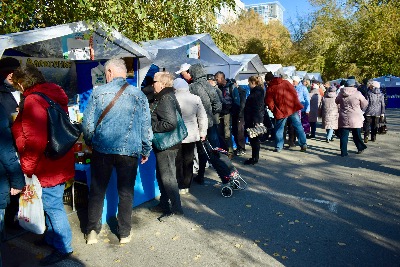 Продовольственная ярмарка прошла в парке спорта Алексея Смертина  