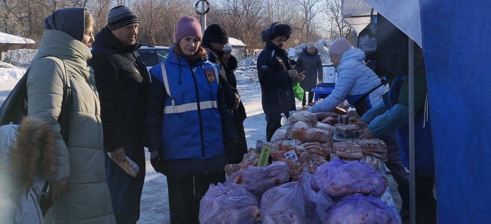 Накануне в  п.Казенная Заимка состоялась продовольственная ярмарка выходного дня