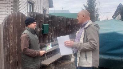 Противопожарный рейд прошел в микрорайоне Новосиликатный