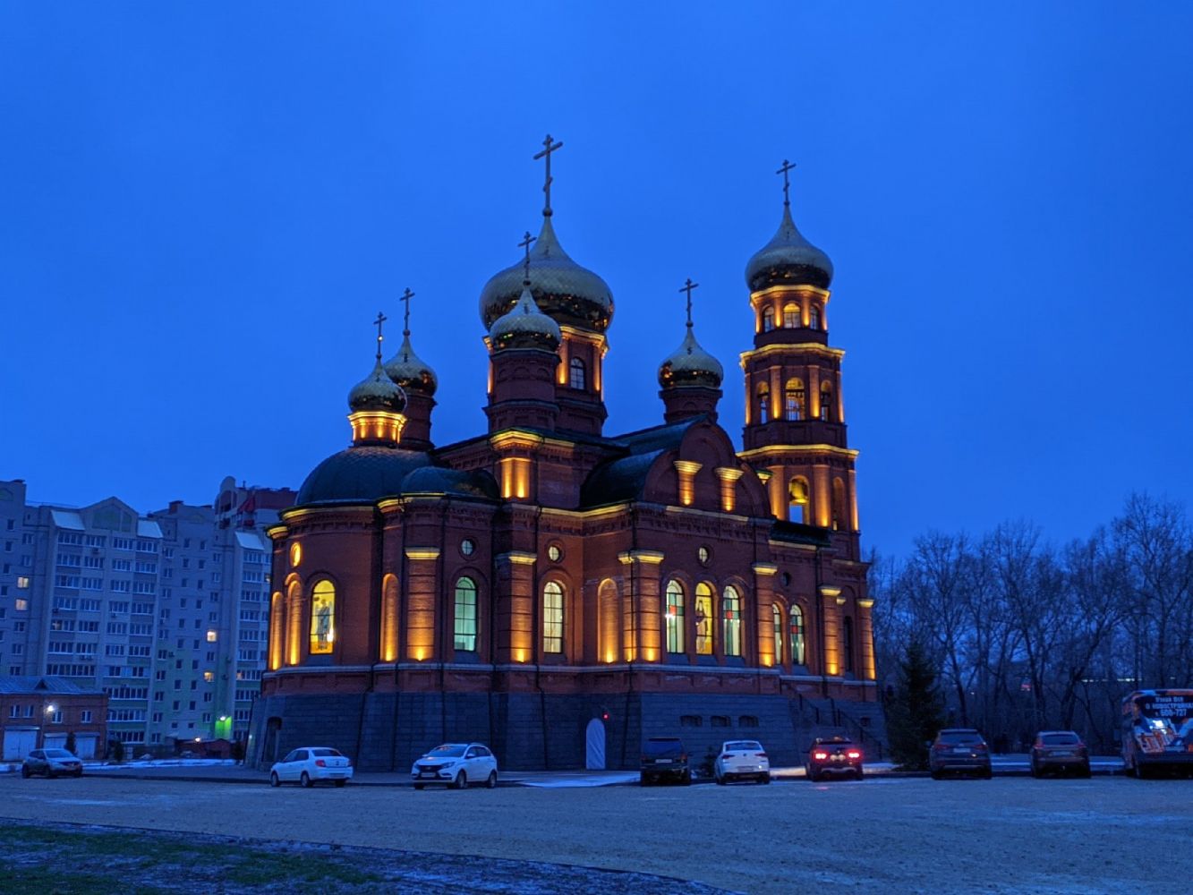 Собор Александра Невского в Барнауле 2022 год