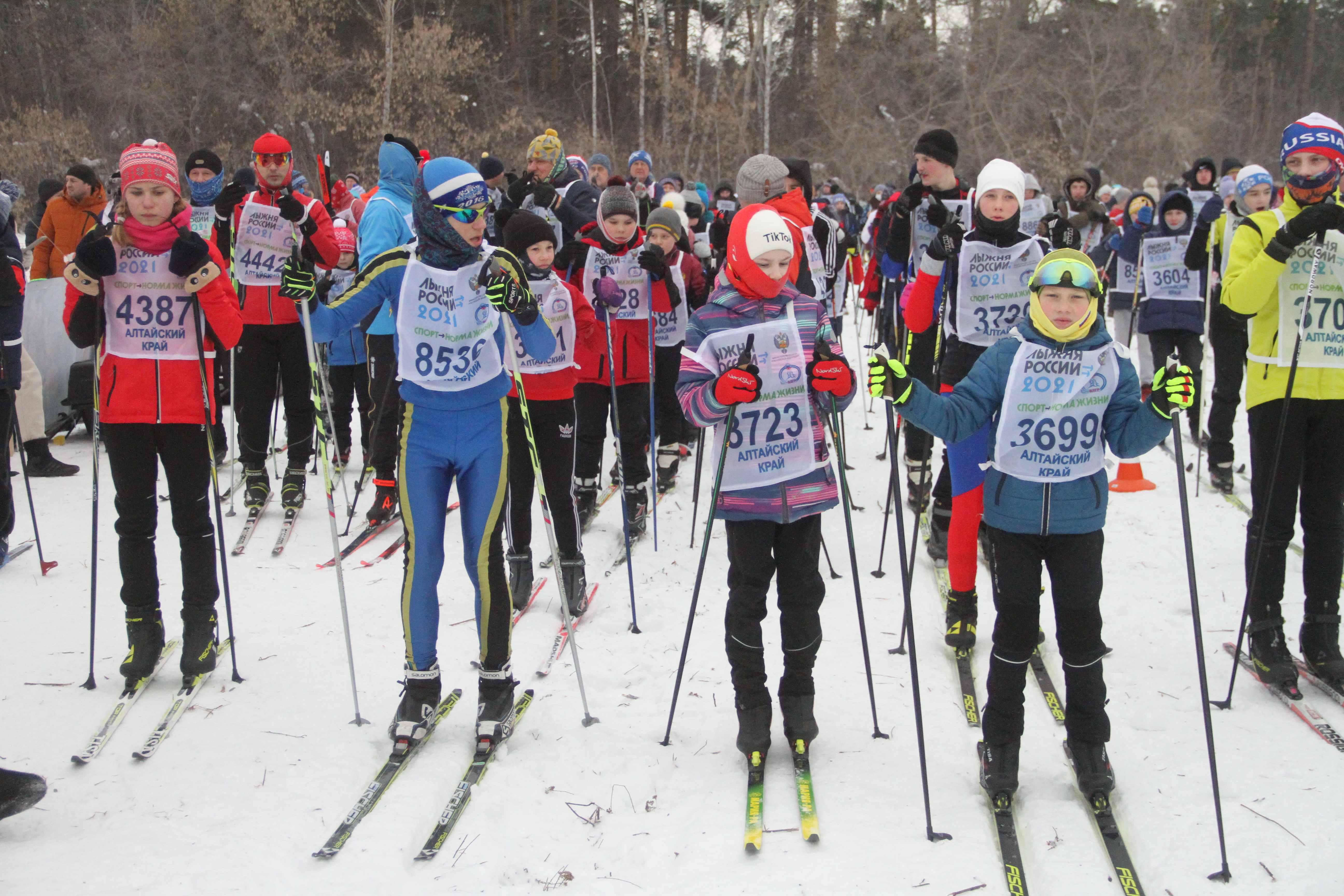 «Лыжня России» в Барнауле собрала более двух тысяч участников