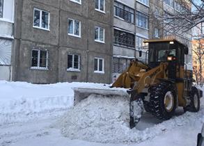 Информация по очистке от снега территории Ленинского района города Барнаула 27.12.2019