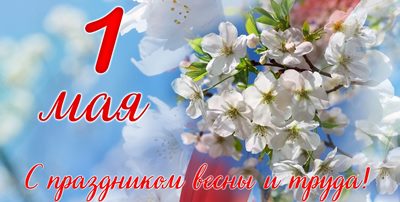 Поздравление с праздником Весны и Труда главы администрации Ленинского района Евгения Авраменко 
