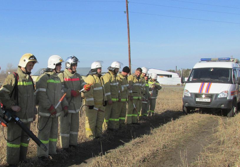 В Барнауле провели штабную тренировку по тушению лесных пожаров