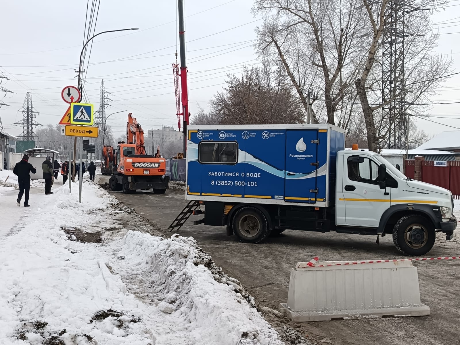 В Барнауле устранены аварии на сетях 