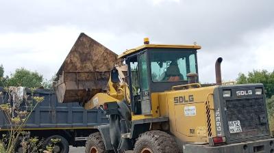 В Индустриальном районе ведется ликвидация несанкционированных свалок