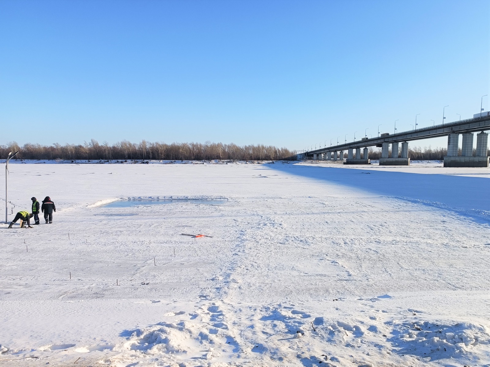 В Барнауле началось строительство Крещенского городка