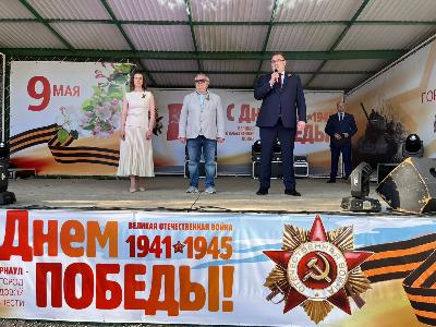 Праздничный концерт, посвященный Дню Победы, состоялся в Индустриальном районе