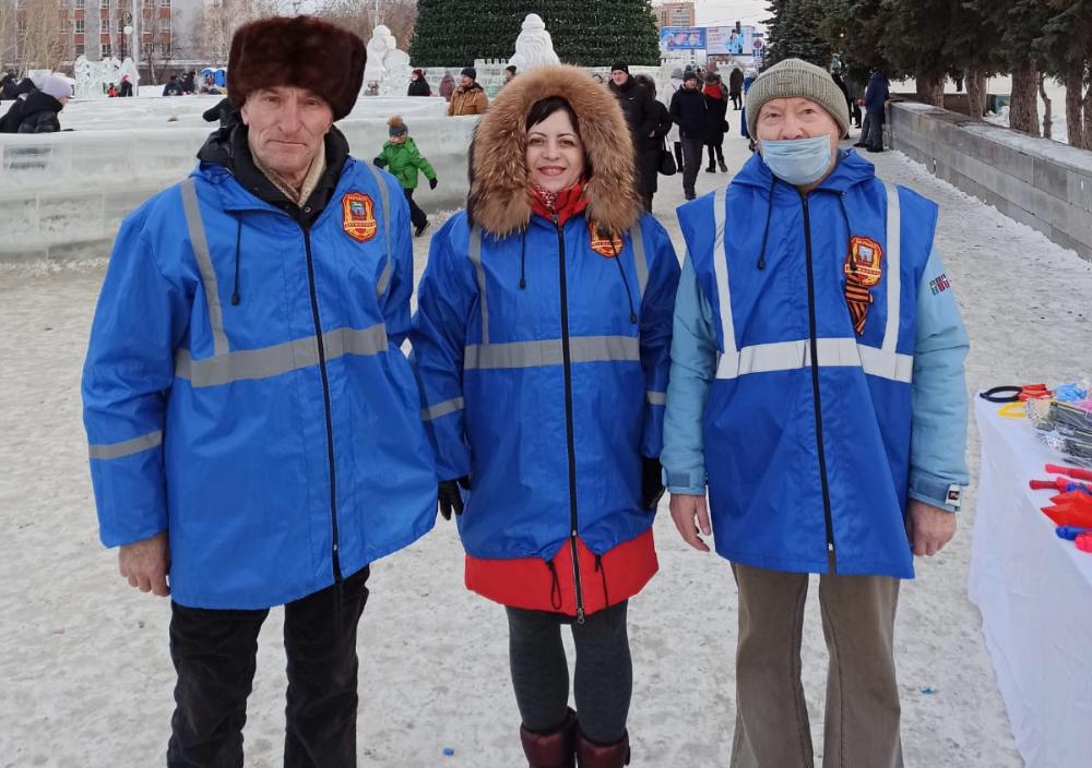 В период новогодних праздников дружинники ежедневно осуществляли дежурство на территории района 