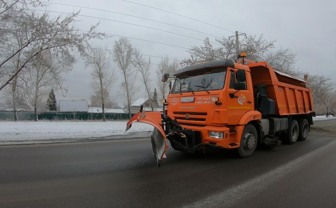 В зимний период дорожная техника Барнаула будет работать в круглосуточном режиме 