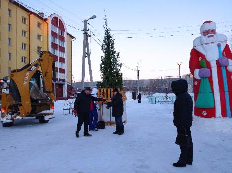 Микрорайон Новосиликатный готовится к встрече Нового года
