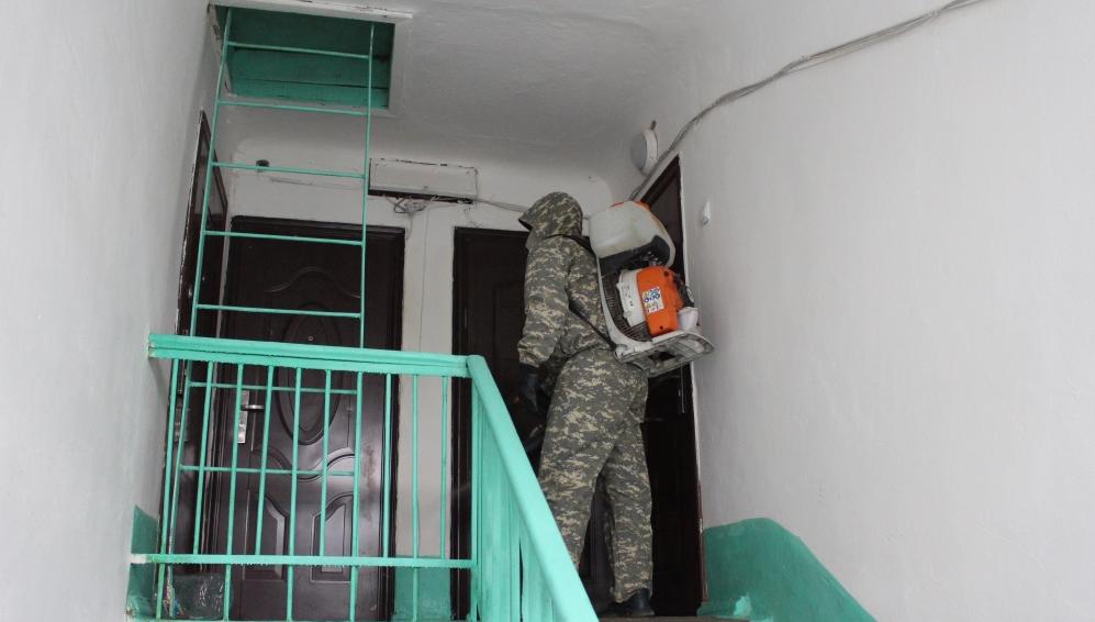 Дезинфекция в домах Барнаула продолжается: ход работ контролируют общественники