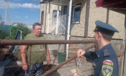 В микрорайоне Новосиликатный прошел рейд по профилактике пожаров 