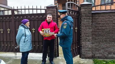 В микрорайоне Новосиликатный Индустриального района состоялся рейд по профилактике пожаров 