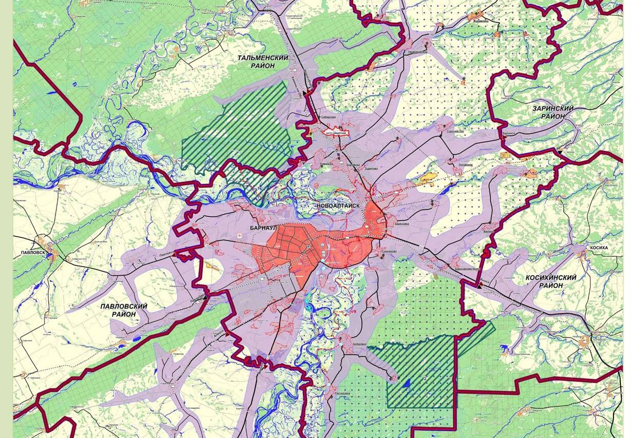 Схема территориального планирования барнаульской агломерации