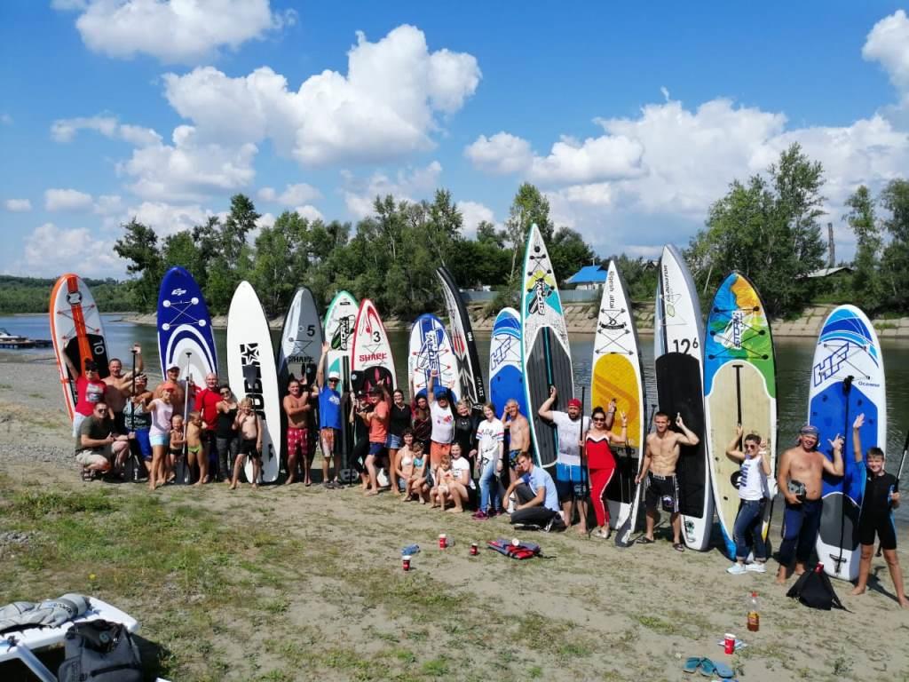 Турнир по SUP-серфингу прошел в Барнауле