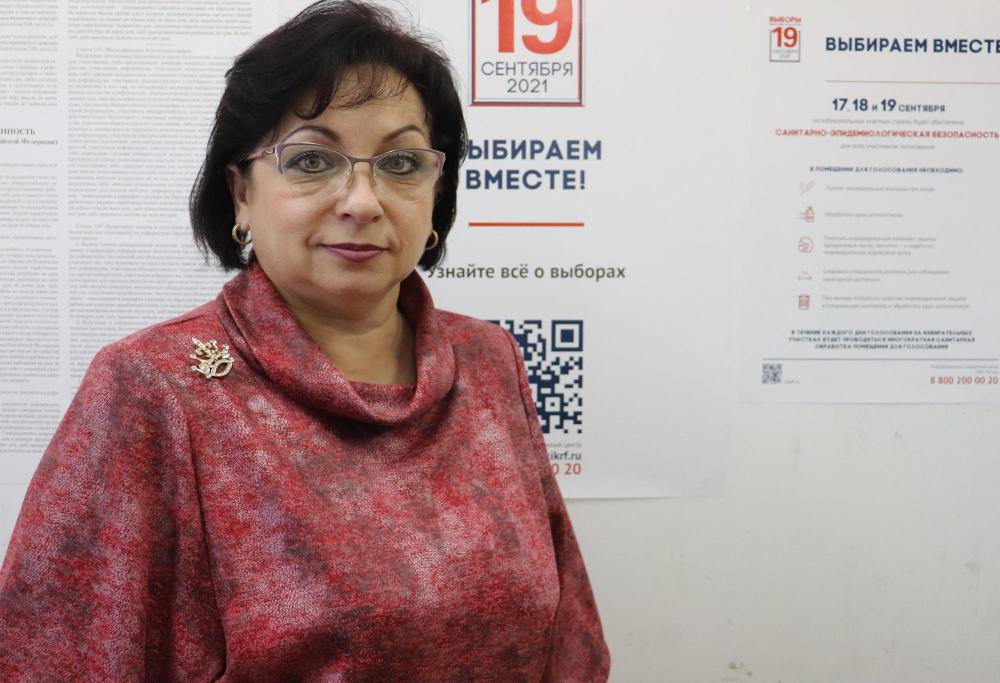 Председатель УИК №19 рассказала об особенностях голосования на ее участке