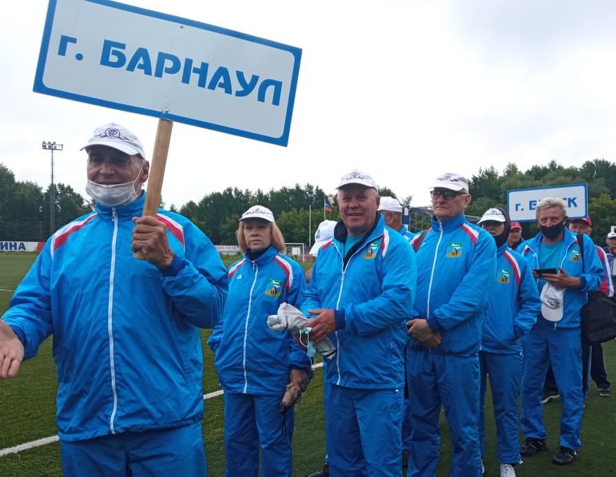 Барнаульская команда победила в краевой Спартакиаде пенсионеров