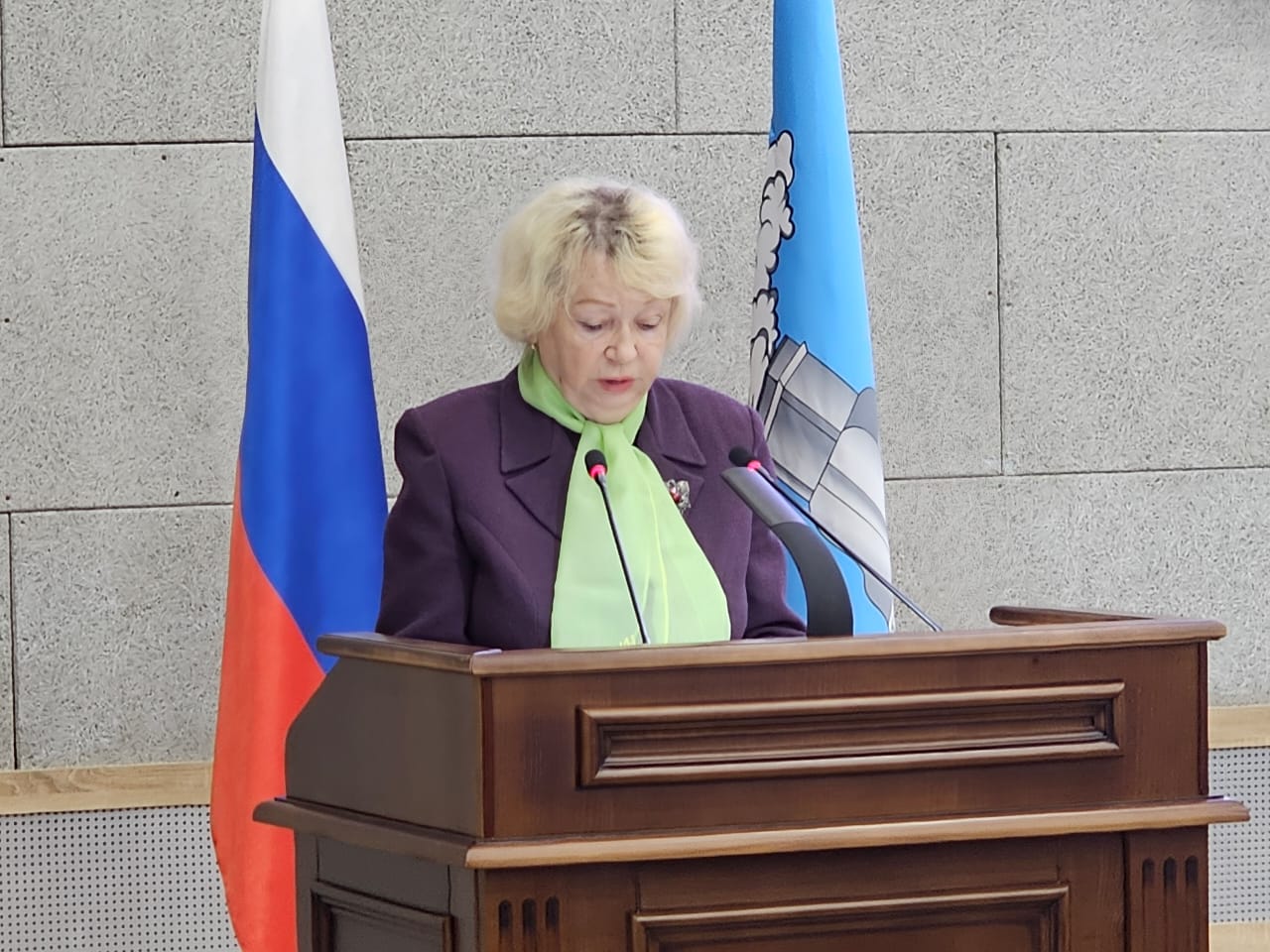 Валентина Косинова: «Работа администрации города под руководством Вячеслава Франка заслуживает положительной оценки»