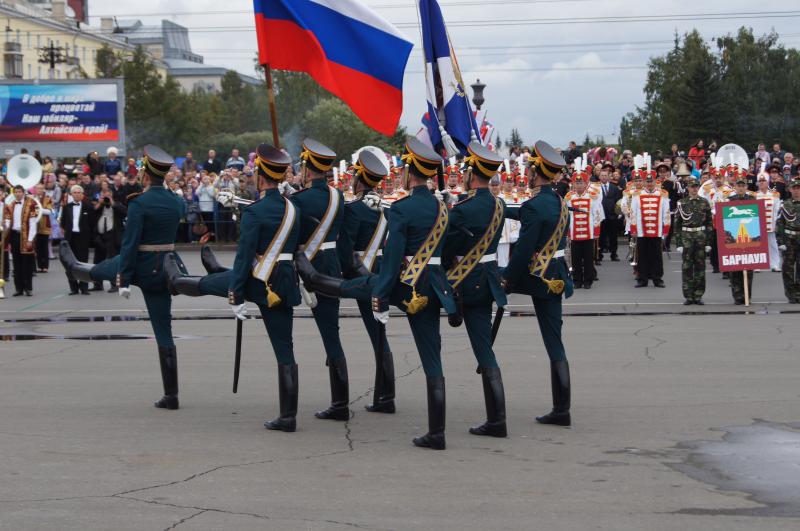 Показательные выступления президентского полка