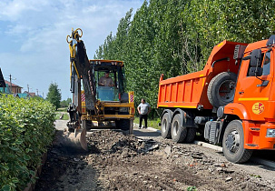 В Барнауле приступили к ремонту улицы Облепиховой в рамках программы инициативного бюджетирования