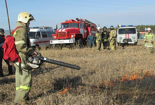 Штормовое предупреждение: в Алтайском крае ожидается высокая пожароопасность